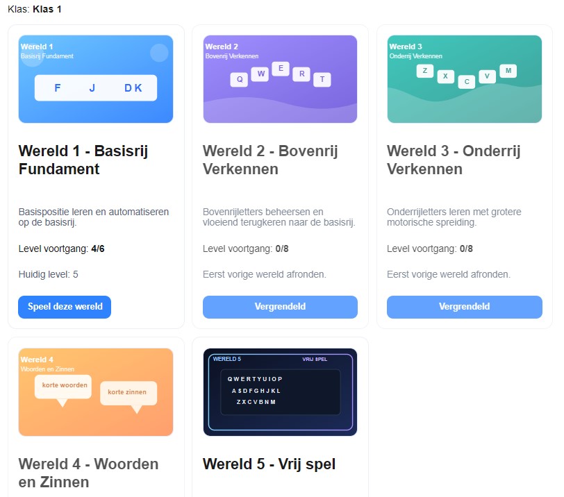 Screenshot 3 van de iTypeles applicatie